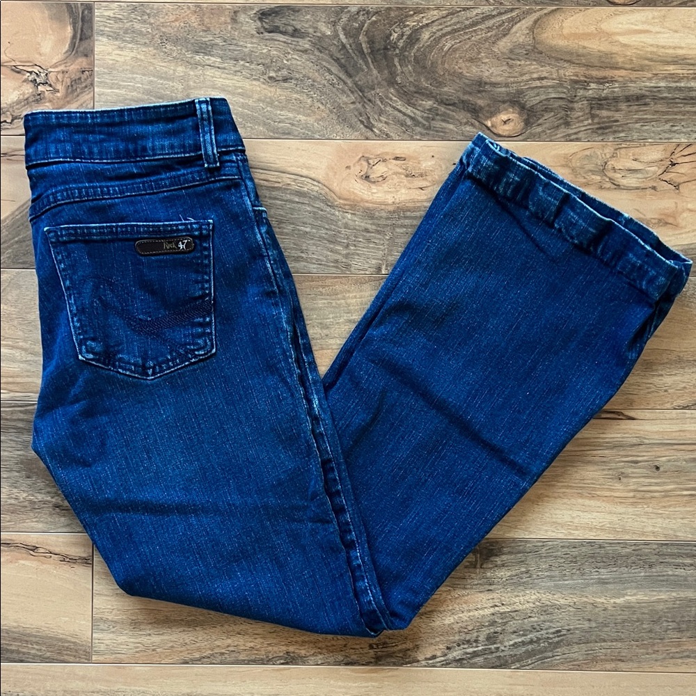 Wrangler Rock 47 Stretch Flare Jeans Blue Denim Women’s 32x29